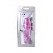 Розовая насадка с нежными шипами - 13,5 см. - Toyfa Basic - в Ставрополе купить с доставкой