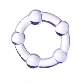 Фиолетовое эрекционное кольцо A-Toys - A-toys - в Ставрополе купить с доставкой