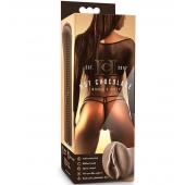Коричневый мастубратор-вагина Nicole s Kitty - Blush Novelties - в Ставрополе купить с доставкой