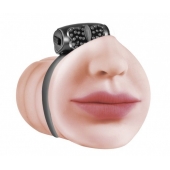 Мастурбатор-ротик с виброкольцом Satisfaction Beloved - Lola Games - в Ставрополе купить с доставкой