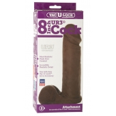Насадка-реалистик Vac-U-Lock 8  ULTRASKYN Cock - 20,6 см. - Doc Johnson - купить с доставкой в Ставрополе