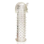 Закрытая прозрачная насадка на пенис Crystal Sleeve Faraon - 13,5 см. - Erowoman-Eroman - в Ставрополе купить с доставкой