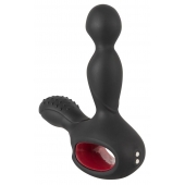Черный вибромассажер простаты с нагревом и ротацией Prostate Plug - 14,5 см. - Orion - в Ставрополе купить с доставкой
