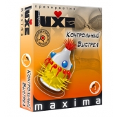 Презерватив LUXE Maxima  Контрольный Выстрел  - 1 шт. - Luxe - купить с доставкой в Ставрополе