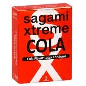 Ароматизированные презервативы Sagami Xtreme COLA - 3 шт. - Sagami - купить с доставкой в Ставрополе
