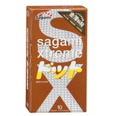 Презервативы Sagami Xtreme FEEL UP с точечной текстурой и линиями прилегания - 10 шт. - Sagami - купить с доставкой в Ставрополе