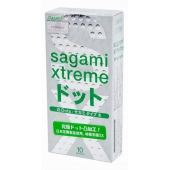 Презервативы Sagami Xtreme Type-E с точками - 10 шт. - Sagami - купить с доставкой в Ставрополе