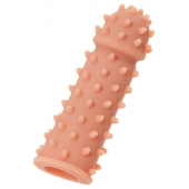 Телесная реалистичная насадка KOKOS Extreme Sleeve 03 с дополнительной стимуляцией - 12,7 см. - KOKOS - в Ставрополе купить с доставкой