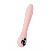 Розовый силиконовый вибратор с электростимуляцией GALVANI VIBE - 21 см. - ToyFa - купить с доставкой в Ставрополе