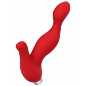 Красный силиконовый вибростимулятор простаты Proman - 12,5 см. - ToyFa - в Ставрополе купить с доставкой