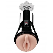 Телесный вибромастурбатор-вагина Cock Compressor Vibrating Stroker - Pipedream - в Ставрополе купить с доставкой