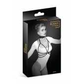 Черная упряжь на грудь Julia - Bijoux Pour Toi - купить с доставкой в Ставрополе