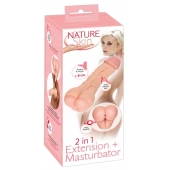 Телесная насадка-мастурбатор 2-in-1 Extension Masturbator - 21 см. - Orion - в Ставрополе купить с доставкой
