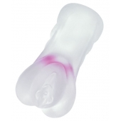 Прозрачный реалистичный мастурбатор Juicy Pussy Crystal Rose - ToyFa - в Ставрополе купить с доставкой