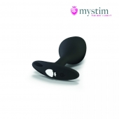 Черная пробка Mystim Rocking Vibe S с возможностью подключения к электростимулятору - 9,7 см. - MyStim - купить с доставкой в Ставрополе