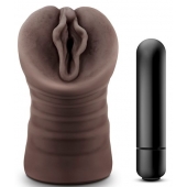 Коричневый мастурбатор-вагина Alexis - Blush Novelties - в Ставрополе купить с доставкой