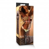 Коричневый мастурбатор-ротик Heather - Blush Novelties - в Ставрополе купить с доставкой