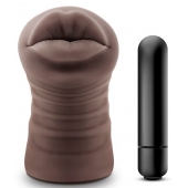 Коричневый мастурбатор-ротик Renee - Blush Novelties - в Ставрополе купить с доставкой