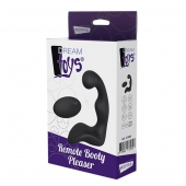 Черный вибромассажер простаты REMOTE BOOTY PLEASER - Dream Toys - в Ставрополе купить с доставкой