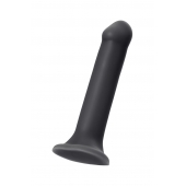 Черный фаллос на присоске Silicone Bendable Dildo XL - 20 см. - Strap-on-me - купить с доставкой в Ставрополе