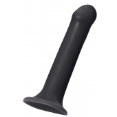 Черный фаллос на присоске Silicone Bendable Dildo XL - 20 см. - Strap-on-me - купить с доставкой в Ставрополе