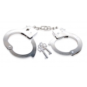Металлические наручники Beginner s Metal Cuffs - Pipedream - купить с доставкой в Ставрополе