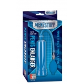 Синяя вакуумная помпа MENZSTUFF PENIS ENLARGER - Dream Toys - в Ставрополе купить с доставкой
