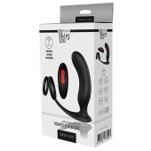 Черный массажер простаты REMOTE P-PLEASER - Dream Toys - в Ставрополе купить с доставкой