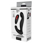 Черный вибромассажер простаты SWIRLING P-PLEASER - Dream Toys - в Ставрополе купить с доставкой