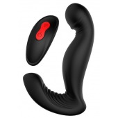 Черный вибромассажер простаты SWIRLING P-PLEASER - Dream Toys - в Ставрополе купить с доставкой