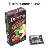 Ароматизированные презервативы DOMINO  Ароматный микс  - 6 шт. - Domino - купить с доставкой в Ставрополе