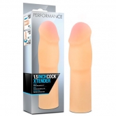 Телесная насадка-удлинитель на пенис PERFORMANCE 1.5INCH COCK XTENDER - 16 см. - Blush Novelties - в Ставрополе купить с доставкой