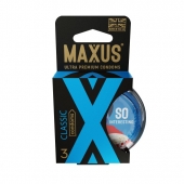 Классические презервативы в пластиковом кейсе MAXUS Classic - 3 шт. - Maxus - купить с доставкой в Ставрополе