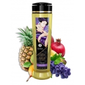 Массажное масло Libido Exotic Fruits с ароматом экзотических фруктов - 240 мл. - Shunga - купить с доставкой в Ставрополе