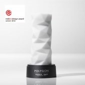 Белый 3D мастурбатор POLYGON - Tenga - в Ставрополе купить с доставкой