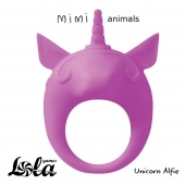 Фиолетовое эрекционное кольцо Unicorn Alfie - Lola Games - в Ставрополе купить с доставкой