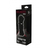 Черная веревка для шибари DELUXE BONDAGE ROPE - 5 м. - Dream Toys - купить с доставкой в Ставрополе