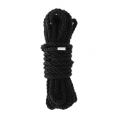 Черная веревка для шибари DELUXE BONDAGE ROPE - 5 м. - Dream Toys - купить с доставкой в Ставрополе