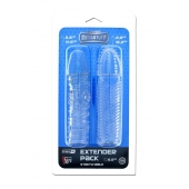 Комплект из 2 прозрачных насадок на пенис PENIS EXTENDER PACK - Dream Toys - в Ставрополе купить с доставкой