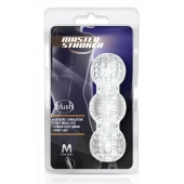 Прозрачный фигурный мастурбатор Master Stroker - Blush Novelties - в Ставрополе купить с доставкой