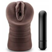 Коричневый мастурбатор-вагина Hot Chocolate Brianna - Blush Novelties - в Ставрополе купить с доставкой