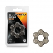 Дымчатое эрекционное кольцо Stay Hard Thick Bead Cock Ring - Blush Novelties - в Ставрополе купить с доставкой