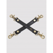 Черный фиксатор для манжет Bound to You Faux Leather Hogtie - Fifty Shades of Grey - купить с доставкой в Ставрополе