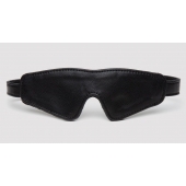 Черная плотная маска на глаза Bound to You Faux Leather Blindfold - Fifty Shades of Grey - купить с доставкой в Ставрополе