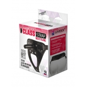 Черный пояс для насадок CLASS STRAP Restyling - LOVETOY (А-Полимер) - купить с доставкой в Ставрополе