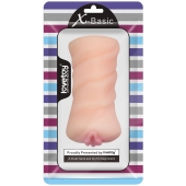 Телесный мастурбатор-вагина X-Basic Pocket Pussy без вибрации - Lovetoy - в Ставрополе купить с доставкой