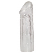 Удлиняющая насадка на пенис Mega Dick Sleeve Transparent - Orion - в Ставрополе купить с доставкой