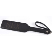 Черная гладкая шлепалка SEX - 35 см. - Sitabella - купить с доставкой в Ставрополе
