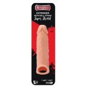 Телесная насадка EXTENDER WITH BALL STRAP 6.5 - 17 см. - Dream Toys - в Ставрополе купить с доставкой