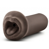 Коричневый мастурбатор-ротик Naughty Nicole - Blush Novelties - в Ставрополе купить с доставкой